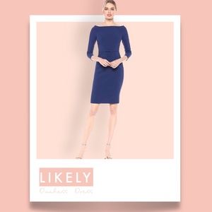 LIKELY - Duchess Off-The-Shoulder Dress - NWT